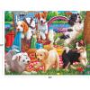 RoseArt – Kodak Premium – Sneaky Kats II – 350 Piece Jigsaw Puzzle for Adults(Puppies on a Picnic)