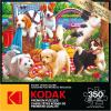 RoseArt – Kodak Premium – Sneaky Kats II – 350 Piece Jigsaw Puzzle for Adults(Puppies on a Picnic)