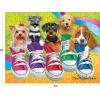 RoseArt – Kodak Premium – Sneaky Pups in Sneakers – 350 Piece Jigsaw Puzzle for Adults