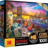RoseArt – Kodak Premium Cork – Love is Everywhere – 1000 Piece Jigsaw Puzzle for Adults(Manhattan Balcony Sunset)
