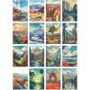 RoseArt – National Parks Box Set Jigsaw Puzzle – 16 Puzzles Each 100 Pieces – 1600 Pieces Total