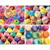 RoseArt – Snack Size Multi-Puzzle Set – Peanuts – 4 x 100 Piece Jigsaw Puzzle for Adults(Foodie)