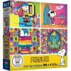 RoseArt – Snack Size Multi-Puzzle Set – Peanuts – 4 x 100 Piece Jigsaw Puzzle for Adults(Peanuts)