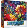 RoseArt – Stained Glass – The Sun Shines on Dreamland – 300 Piece Jigsaw Puzzle for Adults(Flowers)