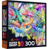 RoseArt – Super Deep 3D Butterfly Magic – 300 Piece Jigsaw Puzzle for Adults(Gecko Magic)