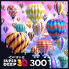 RoseArt – Super Deep 3D Hot Air Balloon Magic 300 Jigsaw Puzzle for Adults(Balloon Magic)