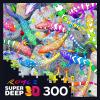 RoseArt – Super Deep 3D Hot Air Balloon Magic 300 Jigsaw Puzzle for Adults(Gecko Magic)