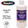 RoseArt 16oz Snow White & Raven Black Acrylic Paint Set