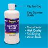 RoseArt 16oz Snow White & Raven Black Acrylic Paint Set