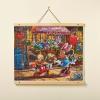 RoseArt Disney Dreams Thomas Kinkade Diamond Art Painting Kits – Beauty and The Beast Falling in Love Scene- DIY Diamond Jewel by Number Art 20″ x 16″ Horizontal Canvas with Wooden Display Hanger(Mickey & Minnie)