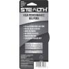 RoseArt Stealth Retractable 4 Count Medium 0.7MM Gel Pen with Comfort Grip, 4 Classic Colors, 2 Black, 1 Blue,1 Red, No Smear, No Bleed(4 count)
