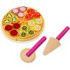 RoseArt Top n’ Serve Wood Pizza Parlor Play Set 27pc Pretend Play Kitchen Gift, for Toddlers Ages 3 and Up