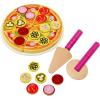 RoseArt Top n’ Serve Wood Pizza Parlor Play Set 27pc Pretend Play Kitchen Gift, for Toddlers Ages 3 and Up