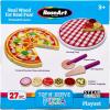 RoseArt Top n’ Serve Wood Pizza Parlor Play Set 27pc Pretend Play Kitchen Gift, for Toddlers Ages 3 and Up