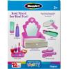 RoseArt Wooden Fashion Vanity Play Set, 12 Piece Pretend Play Hair, Mirror & Makeup Role Play Set for Ages 3 and Up(multi (Pack of 2))