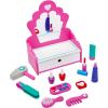 RoseArt Wooden Fashion Vanity Play Set, 12 Piece Pretend Play Hair, Mirror & Makeup Role Play Set for Ages 3 and Up(multi (Pack of 2))
