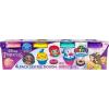 CRA-Z-Art Disney Princess 4 Pack Softee Dough with Princess Character Molds on Each Lid Ariel, Belle, Moana and Rapunzel, and Includes Bonus Glitter Dough, Creative Play Dough Gift, Ages 3 and Up