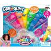 CRA-Z-Slimy Over The Rainbow Slimy Creations Kit, 12 Pre-Made Rainbow Slimes with Piping Bags, Glitter Charms & Cloud Container, Party Slime Kit for Kids Ages 6+