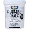 Charming Chalk All-In-One Furniture & Décor Paint – 8oz Cottage White, Ultra Matte Chalk Finish Paint, Ideal For All Techniques Including Distressing, No Prep Needed, Made In USA(Cottage White)