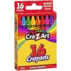 Cra-Z-Art 16ct Crayons, Back to School Supplies, Box of Crayons for Creative Drawing Fun, Ages 3 and Up(1 Count (Pack of 16))