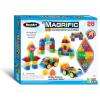 Cra-Z-Art Magrific 3D Magnetic Blocks 28 Piece Set – Colorful Magnet Building Tiles with 3D Blocks, Vehicle Wheels – STEM Skills