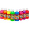 Cra-Z-Art Washable Classic Paint Bulk Pack 8ct, Assorted Colors 4oz each bottle, 32oz(Pop! Neon Bright and Bold)