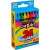 Cra-Z-Art Washable Crayons, Bulk Pack, 24 Count, 6 Packs of Crayons, Bulk School Supplies for Classroom, Back to School Essentials(24 Count (Pack of 1))