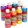 Cra-Z-Art Washable Kids Finger Paint Bulk Pack 8ct, Assorted Colors 4oz each bottle(Pearlescent 4 ounce)