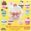RoseArt – 13 Mini-Shaped – Pups in Cups – 500 Piece Jigsaw Puzzle for Kids and Adults(Cupcakes)