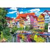 RoseArt – Kodak Premium – Cinque Terre Riomaggiore Village Italy – 1500 Piece Jigsaw Puzzle for Adults(Floral Colorful Town)