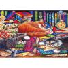 RoseArt – Kodak Premium – Night Owls – 1500 Piece Jigsaw Puzzle for Adults(The Old Book Shop Cats)