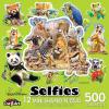 RoseArt – Mini-Shaped – Jungle Selfies – 500 Piece Jigsaw Puzzle for Adults(Jungle Selfies)
