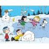 RoseArt – Peanuts – Ice Skating at The Pond – 100 Piece Jigsaw Puzzle for Kids and Adults(Ice Skating at The Pond)