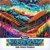 RoseArt – Stained Glass – The Sun Shines on Dreamland – 300 Piece Jigsaw Puzzle for Adults(Dreamland)