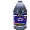 RoseArt Acrylic Paint 6 Color Set 64 oz. – Bulk Pack for School Supply Rooms and In Class For Teachers(Raven Black)