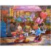 RoseArt Disney Dreams Thomas Kinkade Diamond Art Painting Kits – Beauty and The Beast Falling in Love Scene- DIY Diamond Jewel by Number Art 20″ x 16″ Horizontal Canvas with Wooden Display Hanger(Mickey & Minnie)