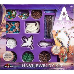 Avatar Na’vi Jewelry Making Kit by CRA-Z-Art, Make Your Own Bracelets, Necklaces & Songcord, Beads, Charms, Threads & Paints, Creative Craft Kit for Kids Ages 6+