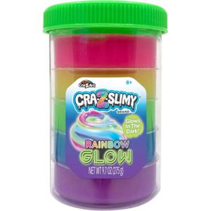 CRA-Z-Art CRA-Z-Slimy Rainbow Glow in The Dark Slime Jar, 9.7oz