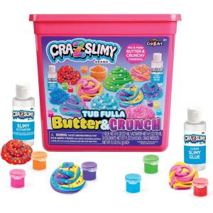CRA-Z-Slimy Tub Fulla Butter & Crunch DIY Slime Kit – Mix and Make Your Own Butter and Crunchy Slime
