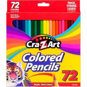 Cra-Z-Art Colored Pencils 100 Assorted Colors – Back To School Supply List Essential, Bulk Pack for School Supply Rooms and In Class For Teachers(72 Count)