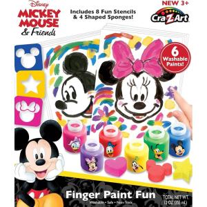 Cra-Z-Art Disney Minnie Mouse & Friends Finger Paint Fun by Cra-Z-Art – Amazon Exclusive, 1 Count (Pack of 1)