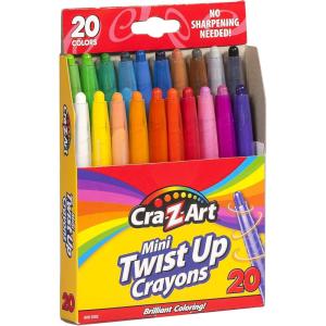 Cra-Z-Art Mini Twist Up Crayons, 20 Count (10253)(20 Count (Pack of 1))