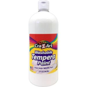 Cra-Z-Art Washable Tempera Paint Red 32oz(White)