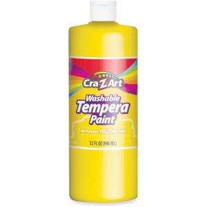 Cra-Z-Art Washable Tempera Paint Red 32oz(Yellow)