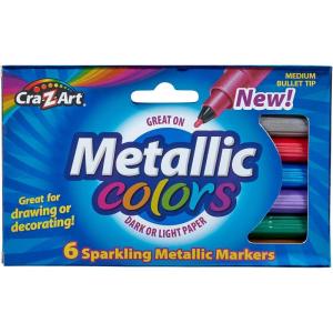 Cra-Z-art Metallic Markers, 6-Count (10029-24)