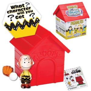 Peanuts Crystal Surprise, Mini Plastic Crystal-Like Figures and Snoopy House Collectible Blind Bag Inspired Kids Toys for Ages 3 and Up by CRA-Z-Art