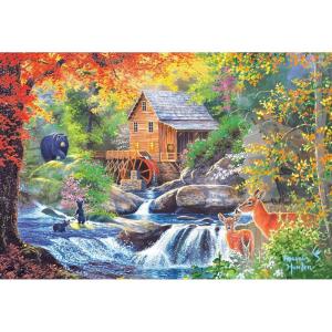 RoseArt – Abraham Hunter – The Guiding Light – 2000 Piece Jigsaw Puzzle for Adults(Spring Mill)