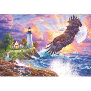 RoseArt – Abraham Hunter – The Guiding Light – 2000 Piece Jigsaw Puzzle for Adults(The Guiding Light)