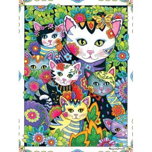 RoseArt – Colorful Expressions – Family Portraits – 300XL Piece Jigsaw Puzzle for Adults(Family Portraits)