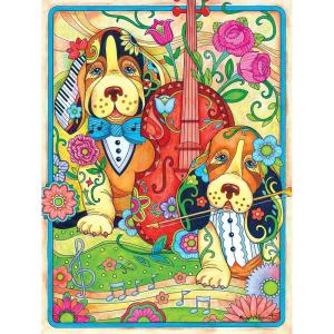RoseArt – Colorful Expressions – Family Portraits – 300XL Piece Jigsaw Puzzle for Adults(Ready to Play)